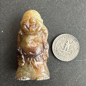 RARE Vintage Chinese Carved Monk Bead